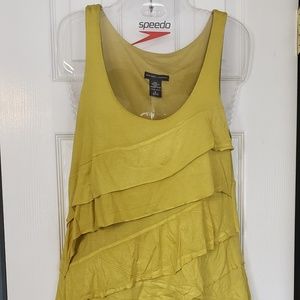 Lime green (not neon) dress